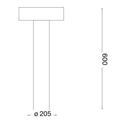 Ideal Lux - Āra lampa 4xG9/15W/230V 60 cm IP44 antracīta