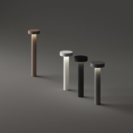 Ideal Lux - Āra lampa 4xG9/15W/230V 60 cm IP44 brūna