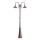 Ideal Lux - Āra lampa CIMA 2xE27/52W/230V 216 cm IP43 brūna
