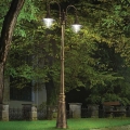 Ideal Lux - Āra lampa CIMA 2xE27/52W/230V 216 cm IP43 patina