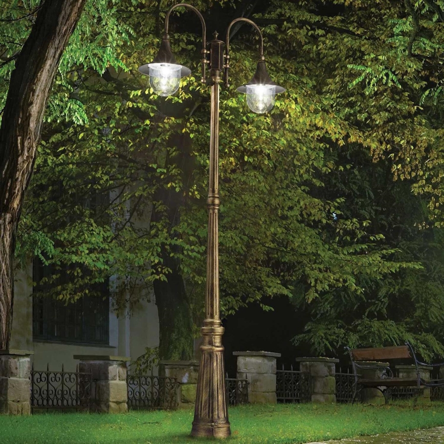 Ideal Lux - Āra lampa CIMA 2xE27/52W/230V 216 cm IP43 patina