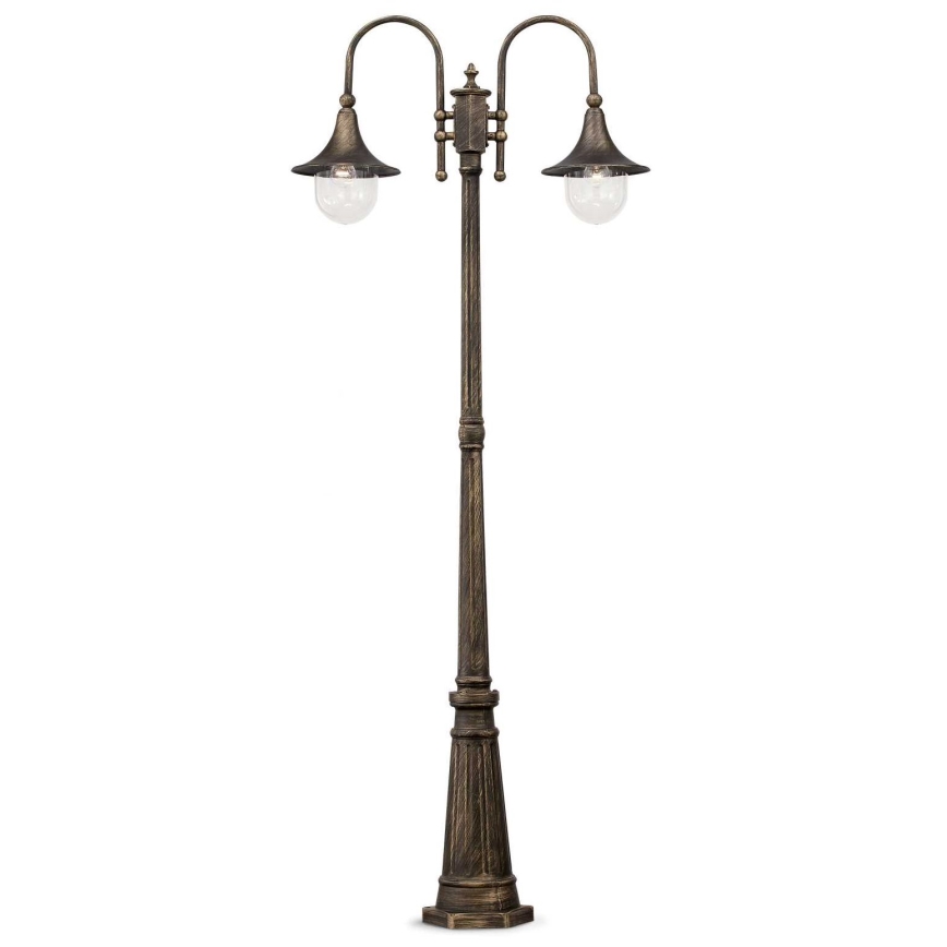 Ideal Lux - Āra lampa CIMA 2xE27/52W/230V 216 cm IP43 patina