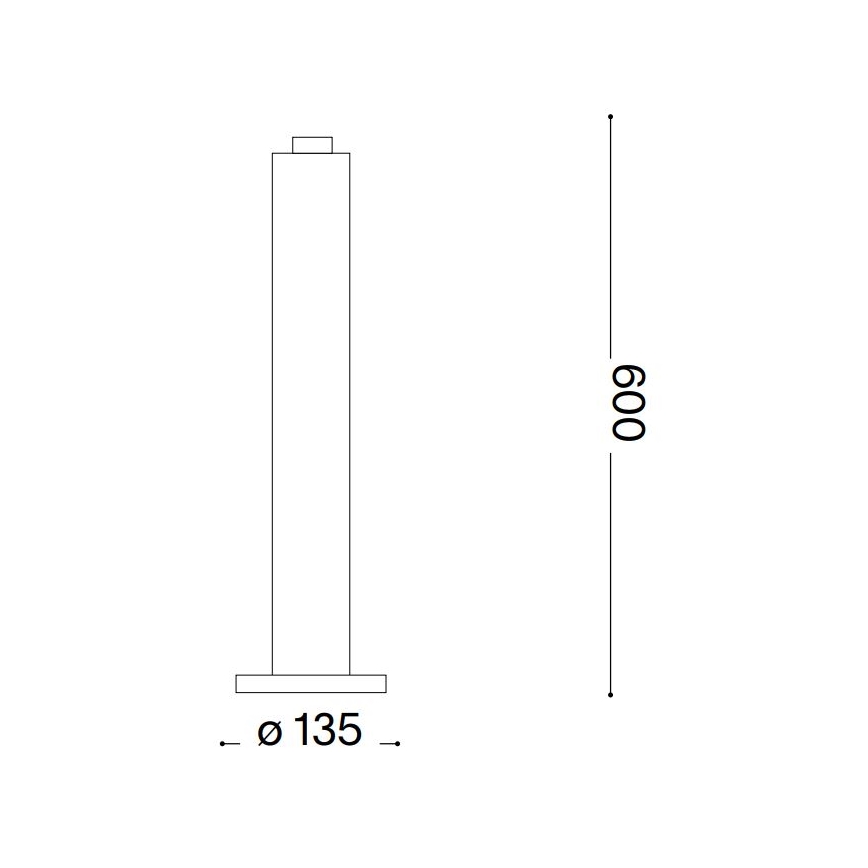 Ideal Lux - Āra lampa CLIO 1xE27/42W/230V 60 cm IP44 brūna