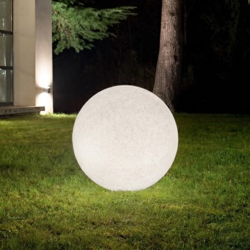 Ideal Lux - Āra lampa DORIS 1xE27/60W/230V pr. 58 cm IP44 pelēka