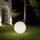 Ideal Lux - Āra lampa DORIS 1xE27/60W/230V Ø 30 cm IP44 pelēka