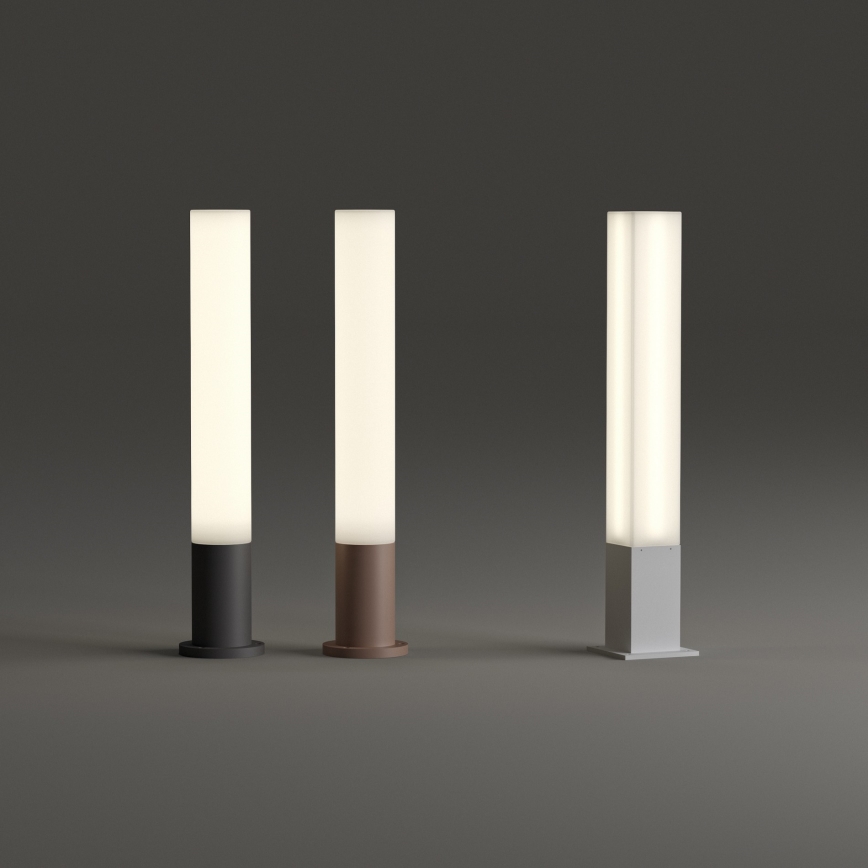 Ideal Lux - Āra lampa EDO OUTDOOR 1xGX53/15W/230V 80 cm IP65 brūna