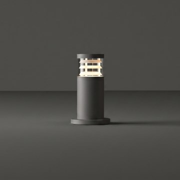 Ideal Lux - Āra lampa TRONCO 1xE27/42W/230V 25 cm IP65 antracīts