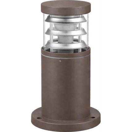 Ideal Lux - āra lampa TRONCO 1xE27/42W/230V 25 cm IP65 brūna
