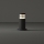 Ideal Lux - Āra lampa TRONCO 1xE27/42W/230V 25 cm IP65 melna
