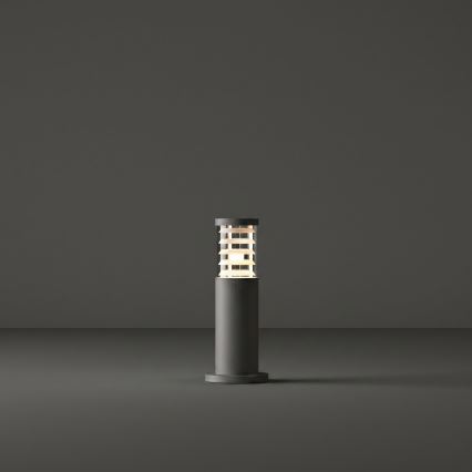 Ideal Lux - Āra lampa TRONCO 1xE27/42W/230V 40 cm IP65 antracīta