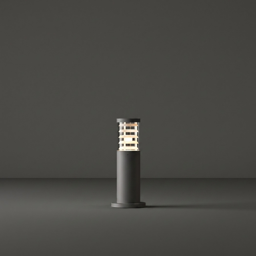 Ideal Lux - Āra lampa TRONCO 1xE27/42W/230V 40 cm IP65 antracīta