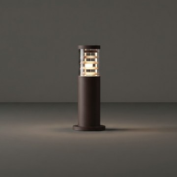 Ideal Lux - Āra lampa TRONCO 1xE27/42W/230V 40 cm IP65 brūna