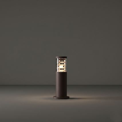 Ideal Lux - Āra lampa TRONCO 1xE27/42W/230V 40 cm IP65 brūna