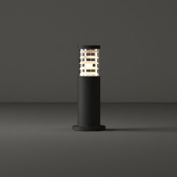 Ideal Lux - Āra lampa TRONCO 1xE27/42W/230V 40 cm IP65 melna