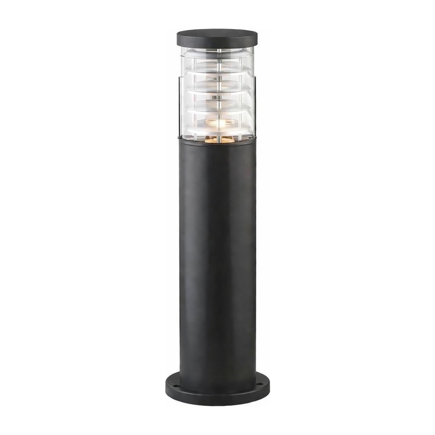 Ideal Lux - Āra lampa TRONCO 1xE27/42W/230V 40 cm IP65 melna
