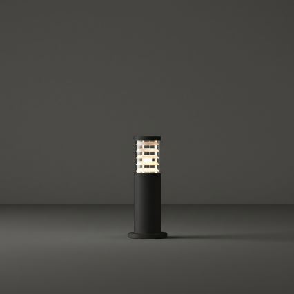 Ideal Lux - Āra lampa TRONCO 1xE27/42W/230V 40 cm IP65 melna