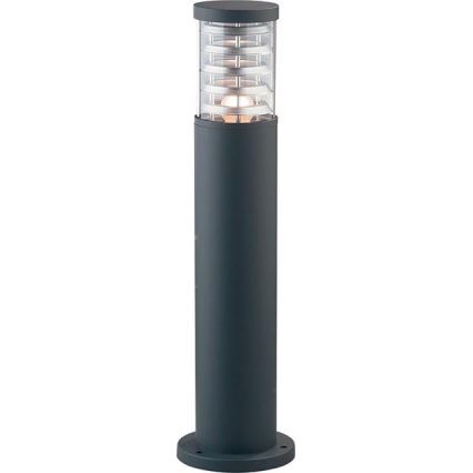 Ideal Lux - Āra lampa TRONCO 1xE27/42W/230V 60 cm IP65 antracīts