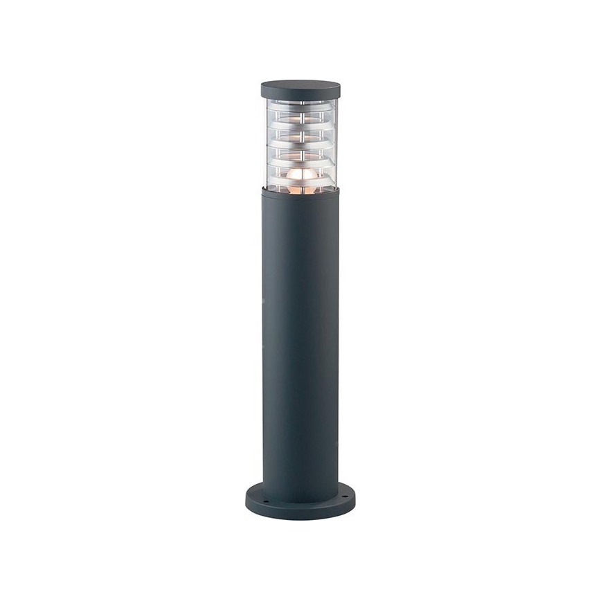 Ideal Lux - Āra lampa TRONCO 1xE27/42W/230V 60 cm IP65 antracīts