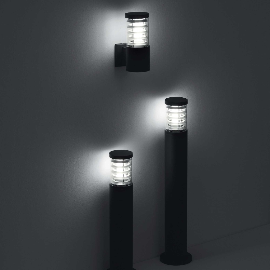 Ideal Lux - Āra lampa TRONCO 1xE27/42W/230V 60 cm IP65 antracīts