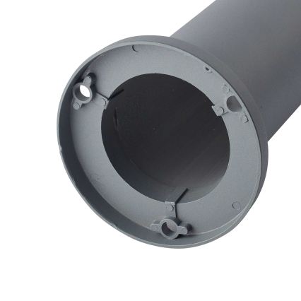 Ideal Lux - Āra lampa TRONCO 1xE27/42W/230V 60 cm IP65 antracīts