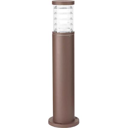 Ideal Lux - Āra lampa TRONCO 1xE27/42W/230V 60 cm IP65 brūna