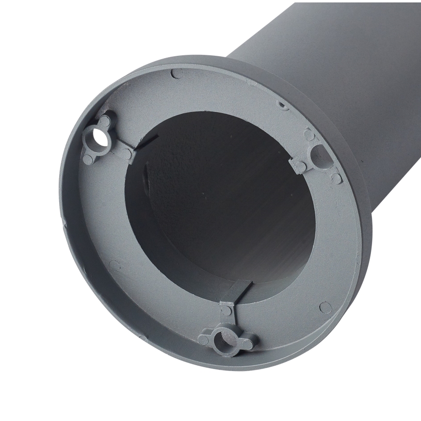 Ideal Lux - Āra lampa TRONCO 1xE27/42W/230V 60 cm IP65 pelēka