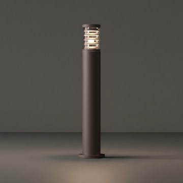 Ideal Lux - Āra lampa TRONCO 1xE27/42W/230V 80 cm IP65 brūna