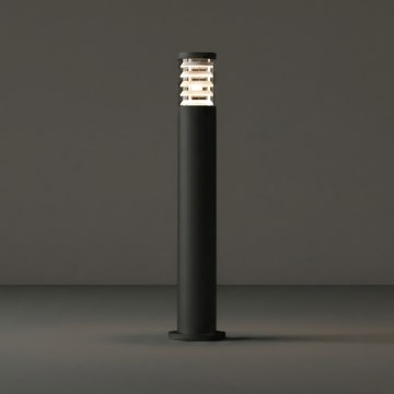 Ideal Lux - Āra lampa TRONCO 1xE27/42W/230V 80 cm IP65 melna