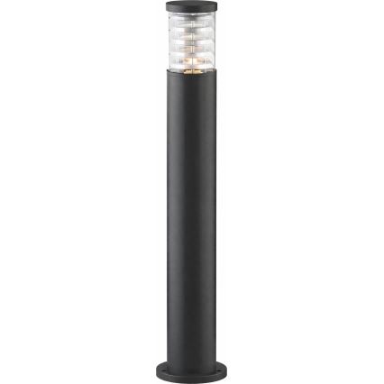 Ideal Lux - Āra lampa TRONCO 1xE27/42W/230V 80 cm IP65 melna