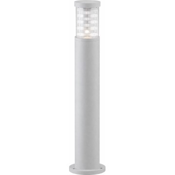 Ideal Lux - Āra lampa TRONCO 1xE27/42W/230V 80 cm IP65 pelēka