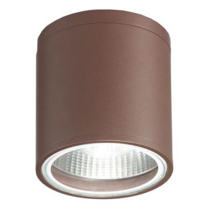 Ideal Lux - Āra punktveida gaismeklis GUN 1xGU10/28W/230V Ø 11 cm IP55 brūna
