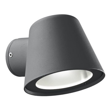 Ideal Lux - āra sienas gaismeklis GAS 1xGU10/28W/230V IP43 antracīts