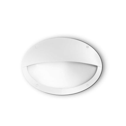 Ideal Lux - Āra sienas gaismeklis POLAR 1xE27/23W/230V IP66 balts