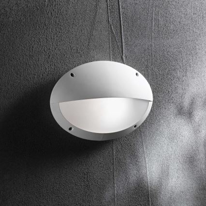 Ideal Lux - Āra sienas gaismeklis POLAR 1xE27/23W/230V IP66 balts