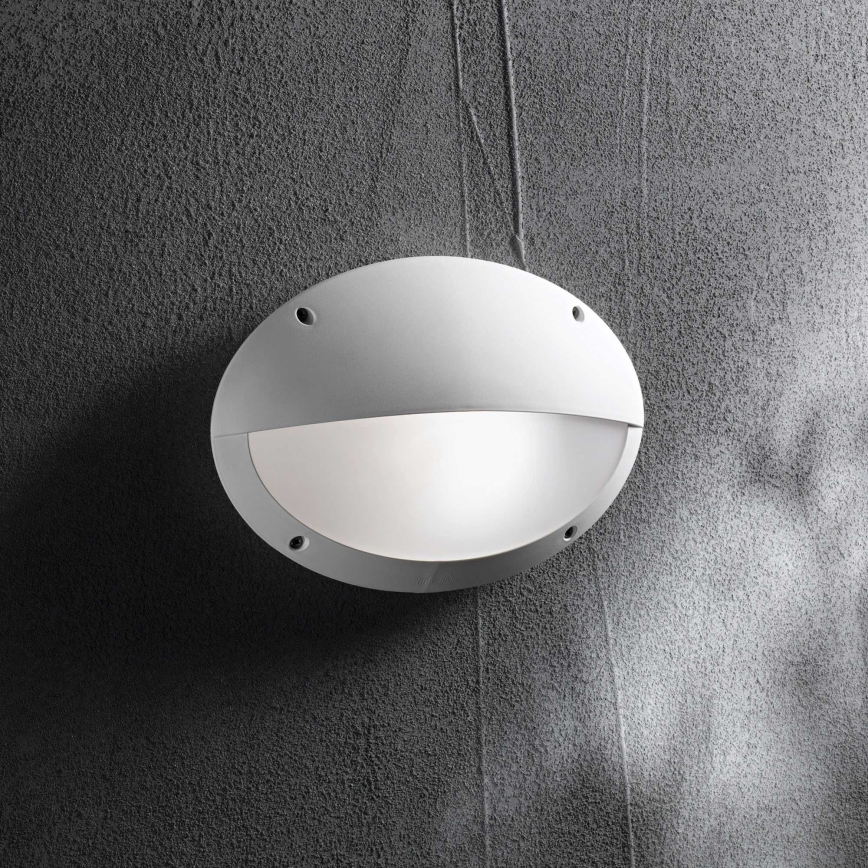 Ideal Lux - Āra sienas gaismeklis POLAR 1xE27/23W/230V IP66 balts