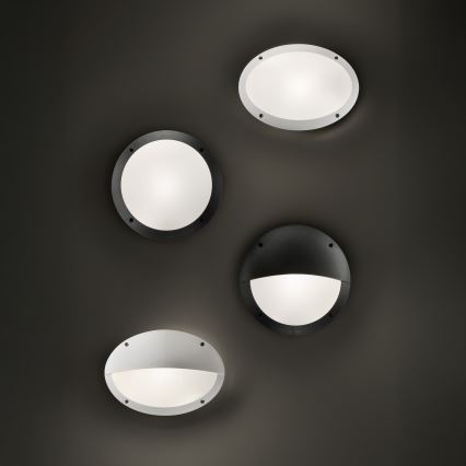 Ideal Lux - Āra sienas gaismeklis POLAR 1xE27/23W/230V IP66 balts