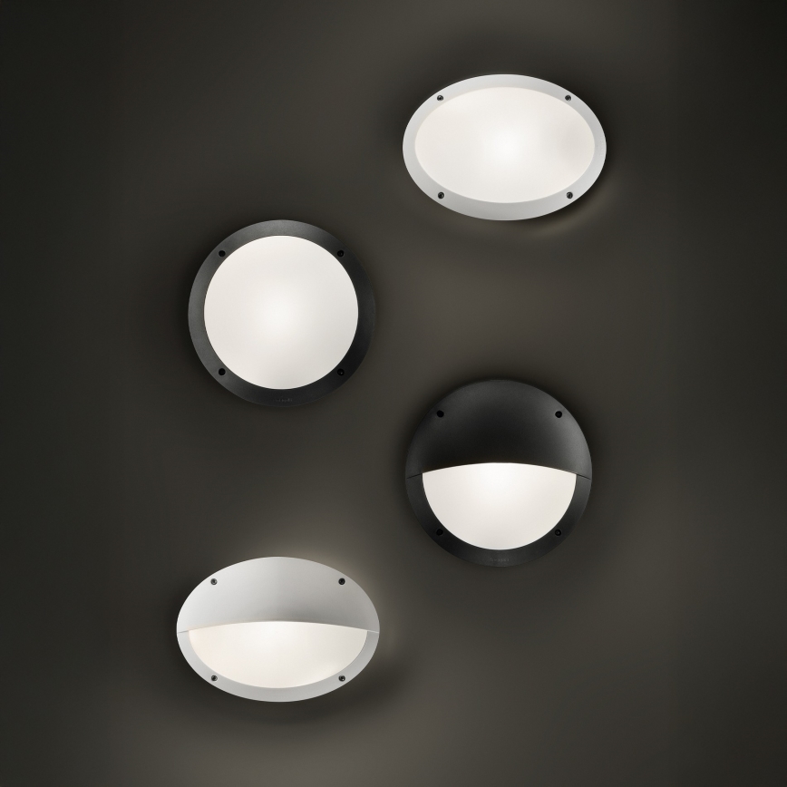 Ideal Lux - Āra sienas gaismeklis POLAR 1xE27/23W/230V IP66 balts