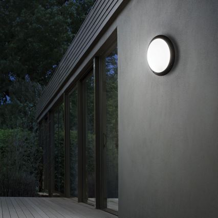 Ideal Lux - Āra sienas gaismeklis POLAR 1xE27/23W/230V IP66 melns