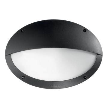 Ideal Lux - Āra sienas gaismeklis POLAR 1xE27/23W/230V IP66 melns
