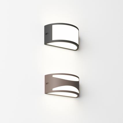 Ideal Lux - Āra sienas gaismeklis REX 1xE27/60W/230V IP44 brūns