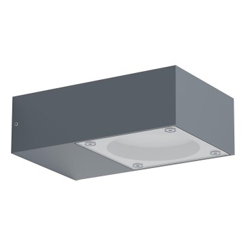 Ideal Lux - Āra sienas gaismeklis SIRIO 1xGX53/9W/230V IP65 antracīts