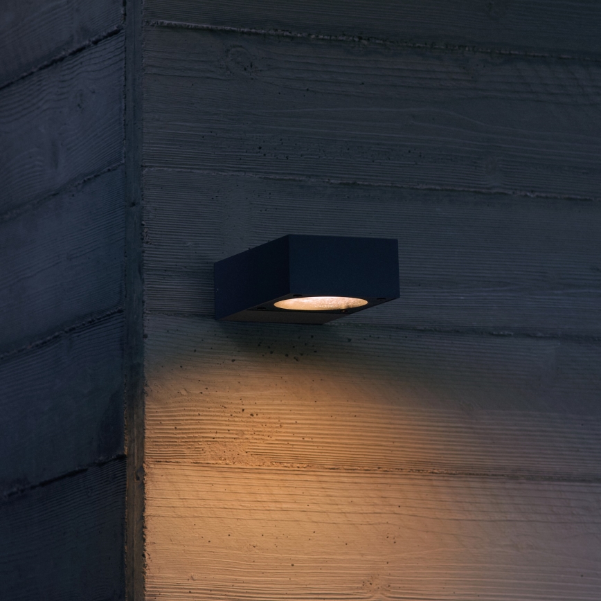 Ideal Lux - Āra sienas gaismeklis SIRIO 1xGX53/9W/230V IP65 antracīts