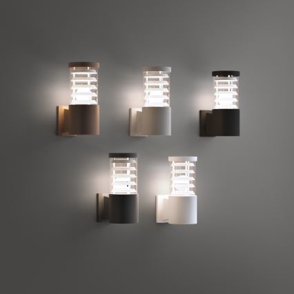 Ideal Lux - Āra sienas gaismeklis TRONCO 1xE27/42W/230V IP44 melns