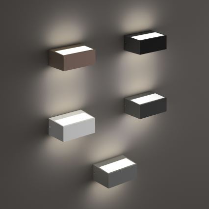 Ideal Lux - Āra sienas gaismeklis TWIN 1xG9/28W/230V IP44 brūns