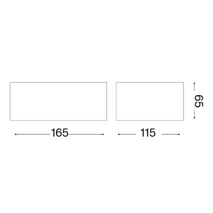 Ideal Lux - Āra sienas gaismeklis TWIN 1xG9/28W/230V IP44 brūns