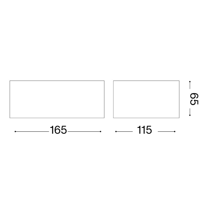 Ideal Lux - Āra sienas gaismeklis TWIN 1xG9/28W/230V IP44 brūns