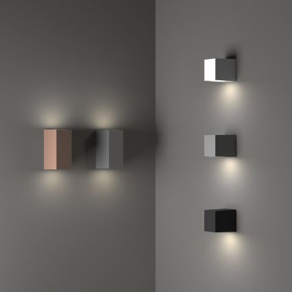 Ideal Lux - Āra sienas gaismeklis UP 1xG9/15W/230V IP44 antracīts