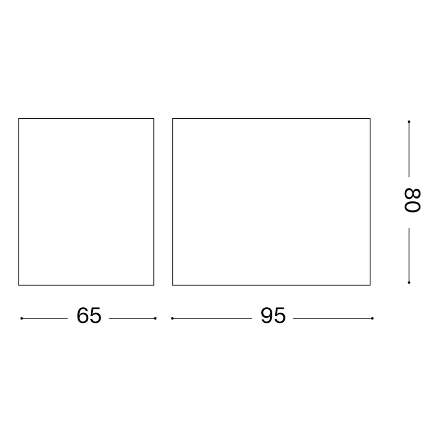 Ideal Lux - Āra sienas gaismeklis UP 1xG9/15W/230V IP44 brūns