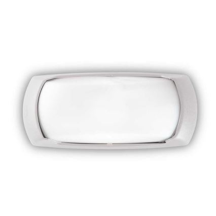 Ideal Lux - Āra sienas lampa 1xE27/23W/230V balta IP66