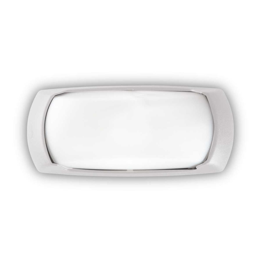 Ideal Lux - Āra sienas lampa 1xE27/23W/230V balta IP66